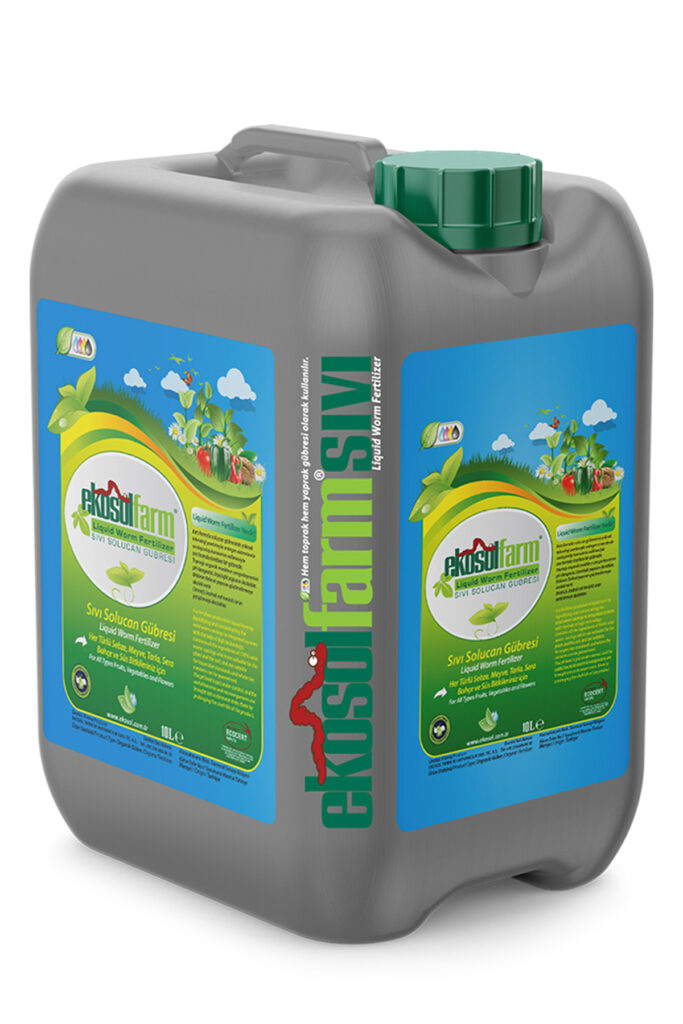 EkosolFarm Sıvı Solucan Gübresi 10 Litre